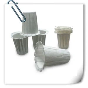 Keurig Filtro de café Taza de papel Desechable Blanco Granel K-taza Grado alimenticio Forma de la Copa