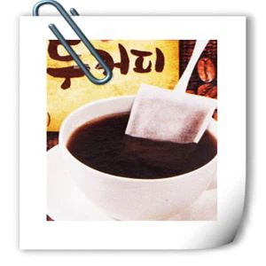 Sello de calor de grado alimentario Vainas de café Papel de filtro