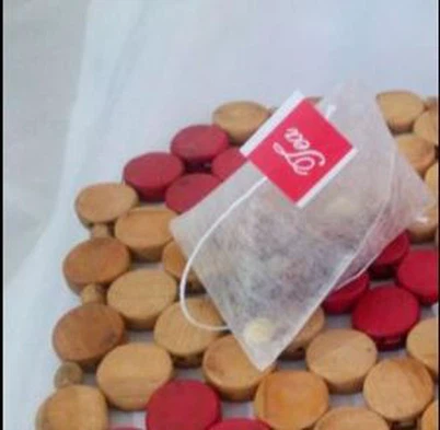 OEM no tejido biodegradable del bolso de filtro del té del Trangle de la bolsita de té de Pyrmid de la fibra del maíz